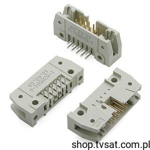 [4szt] 1-828581-0 Connector 2 x 5 Pin Angle Latch THT TYCO