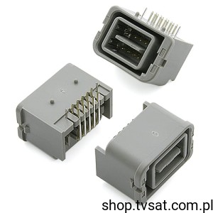 [2szt] GT17V-10DP-DS Connector 2 x 5 Pin THT HIROSE