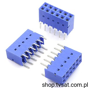 [40szt] 89847-406 Socket 2 x 6 Pin THT FCIELECTR