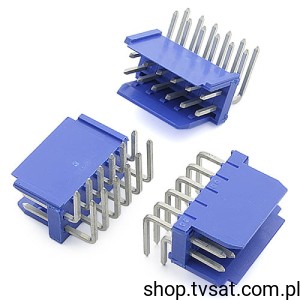 [20szt] 76383-406 Connector 2 x 6 Pin Horiz r 2.54 THT DUPONT