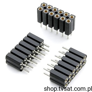[20szt] BL-6/12/Z Socket 2 x 6 Pin THT FISCHERELE