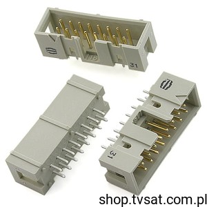 [4pcs] 09185166324 Connector 2 x 8 Pin THT HARTING