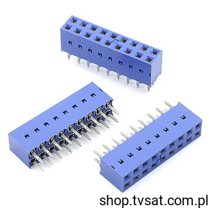 [20szt] 76342-309 Socket 2 x 9 Pin R 2.54 THT DUPONT
