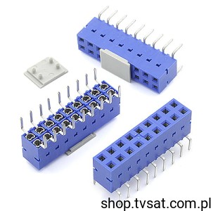 [20szt] 71991-409 2 x 9 Pin Socket THT BERG