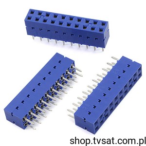 [10szt] 76342-310 Socket 2 x 10 Pin THT BERG