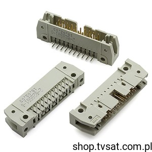 [4szt] 828581-0 Connector 2 x 10 Pin Angle Header THT TYCO