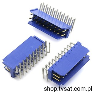 [4szt] 76383-310 Connector 2 x 10 Pin Horizont THT BERG