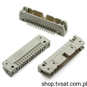 [3szt] 2-828581-6 Connector 2 x 13 Pin Angle Header THT TYCO