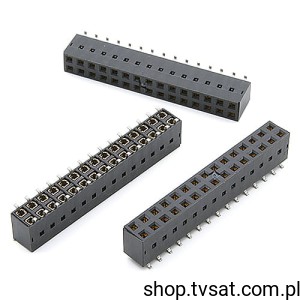 [3szt] 68046-315 Socket 2 x 15 Pin R 2.54 SMD DUPONT