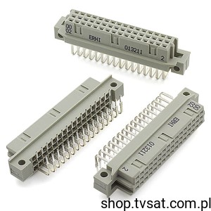 [4szt] 013211 Socket 3x16 Pin DIN 41612 THT ERNI