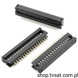 [20szt] C3100-34ABSB00R Connector 2 x 17 Pin Ang to Tape THT HSUAN