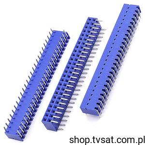 [3szt] 89883-325 Socket 2 x 25 Pin Horiz THT BERG