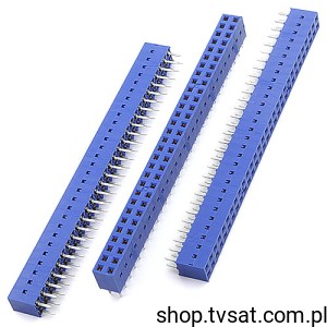 [4szt] 76342-330 2 x 30 Pin Socket R 2.54 THT DUPONT