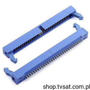 [2szt] 609-6027ES Connector 2 x 30 Pin to PCB THT T&B