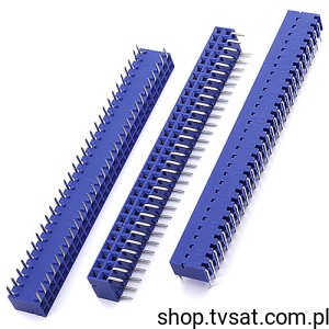 [3szt] 89883-330 Socket 2 x 30 Pin Horizont THT FCICONN