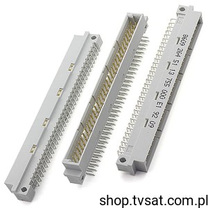 [5szt] 8609-264-51-13-755 Connector 2 x 32 Pin Ang DIN41612 THT FCIELECTR
