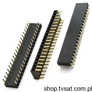 [3szt] 67230-020 Socket 20 Pin Horiz THT FCICONN