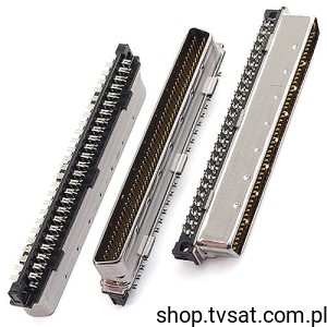[1szt] 749109-7 Socket 2 x 50 Pin to Cable THT TYCO