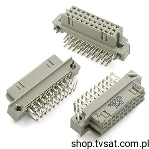 [4szt] 033354 Socket 3x10 Pin DIN41612 THT ERNI