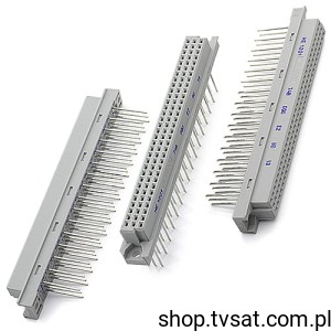 [4szt] 8609-748-61-25-746 Socket 3 x 16 Pin DIN THT FCIELECTR