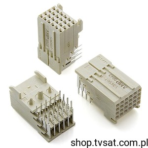 [5szt] 536507-1 Socket 4x6 Pins Horizon THT AMP