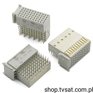 [2szt] 17230552102 Connector 5 x 11 Pin Z-PACK THT HARTING