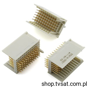 [3szt] 55616-0551 Connector 55616-0551 Z-PACK 5x11Pin THT HARTING