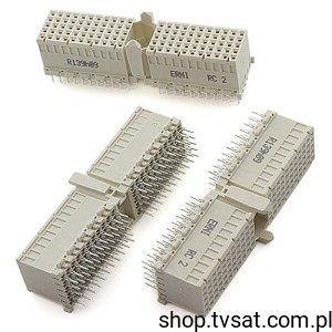 [4szt] 223981 Connector 5 x 11 Pin THT ERNI