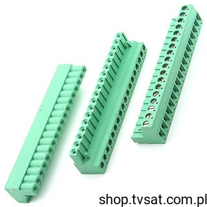 [2szt] CIF18005 Pluggable Terminal Block 18Pin R5,08 PLUG SAURO