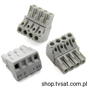 [10szt] L24520401 Socket 4 Poles BLOCK LMI