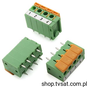 [4szt] FFKDS/V-5.08 Snap Connector 4 Pin to Wire THT PHOENIX
