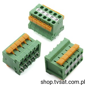 [3szt] FKDSV-5,08/SA-5,08-D Snap Connector 2 X 5 Pin THT PHOENIX