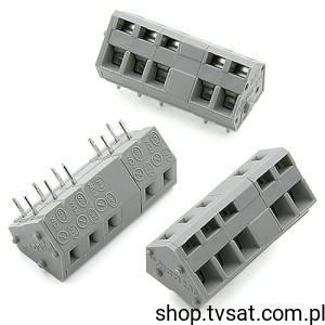 [2szt] 236-008-058 Snap Socket PCB to Wire 5 Pin THT WAGO