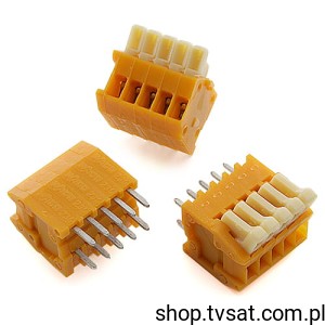 [4szt] 234-505 Connector PCB to Wire 5 Pin THT WAGO