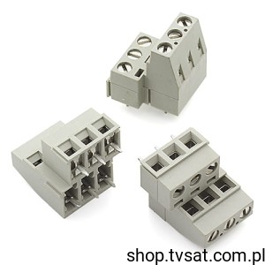 [3szt] 7742 PCB Teminal Block 6 Pin to Wire THT AMP