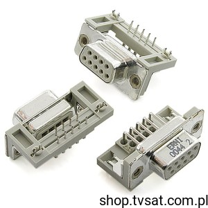 [20szt] 044897/0000 09661526612 D-SUB Socket DB9 Thru-Hole THT ERNI