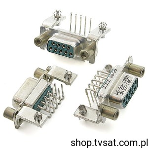 [1szt] DE9S-1A8N-A197 D-SUB Socket DB9 THT ITTCANON