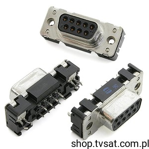 [5szt] 09661556512 D-SUB Socket DB9 to PCB TO-PCB HARTING