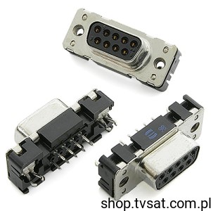 [2szt] Złącze DSUB9 9-Pin 09661556512 HARTING