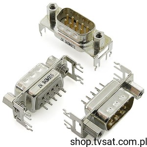 [2szt] 7-1393740-8 D-SUB DB9 Socket 9Pin TO-PCB TYCO