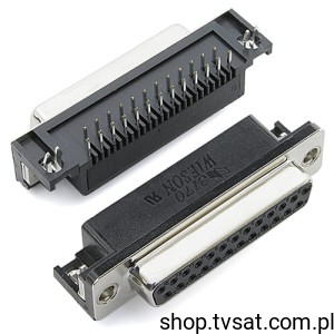 [20szt] D-SUB-SOCKET-BL25 D-SUB Socket DB25 THT WIESON