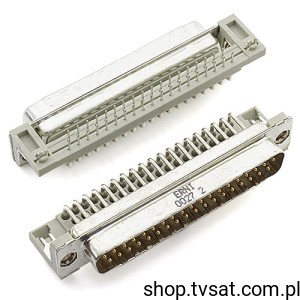 [2szt] D-SUB-DB37 D-SUB Connector DB37 to PCB Angle THT ERNI