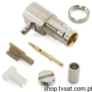 [2szt] F40949-V2101-A212 HF Coaxial Plug 75 Ohm PLUG SIEMENS