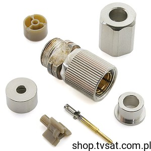 [2szt] 1393682-2 HF Coaxial Plug 75 Ohm V23612-A103-A43 PLUG SIEMENS