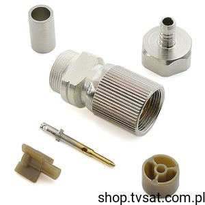 [2pcs] 1393680-2 HF Coaxial Plug 75 Ohm V23612-A102-A76 PLUG SIEMENS