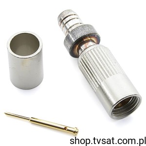 [2szt] RF-CONNECTOR-75R HF Coaxial Plug 75 Ohm PLUG SIEMENS