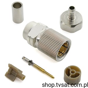 [3szt] 1MBB60764AAY HF Coaxial Plug 75 Ohm PLUG SIEMENS