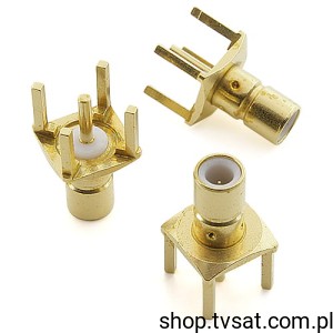 [4szt] R114426000 HF Connector to PCB THT RADIALL