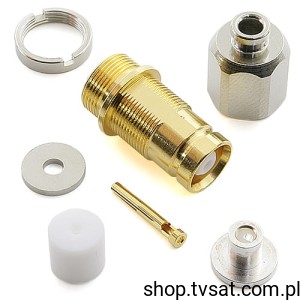 [4szt] 78K501-002H3 HF Socket to Cabel Gold PLUG ROSENBERGE