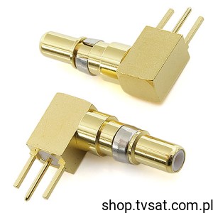 [4szt] 55S205-400C2 HF Socket Angle to PCB THT ROSENBERGE